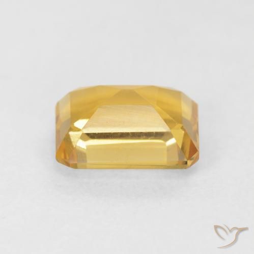 Citrino Oro profondo naturale da 1.66 ct, Ottagonale / Taglio smeraldo, VVS