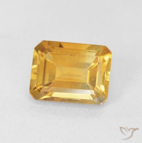 Citrino Arancio-Oro naturale da 1.54 ct, Ottagonale / Taglio smeraldo, VVS