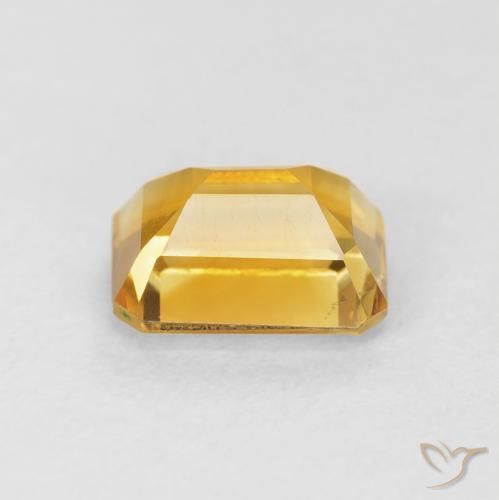 Citrino Dorato naturale da 1.57 ct, Ottagonale / Taglio smeraldo, VVS
