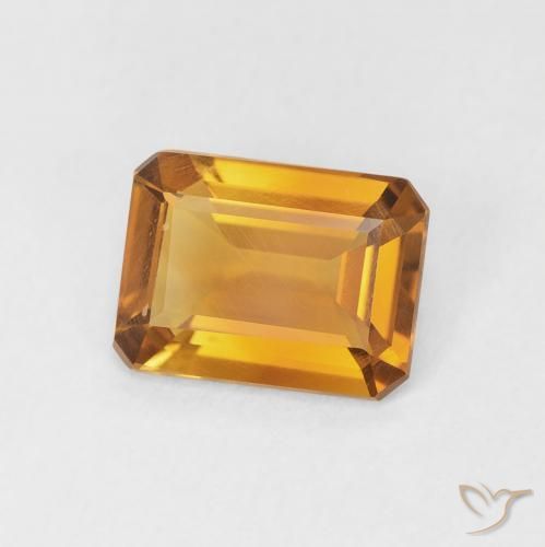 Citrino Medium Light-Golden naturale da 1.10 ct, Ottagonale / Taglio smeraldo, VS