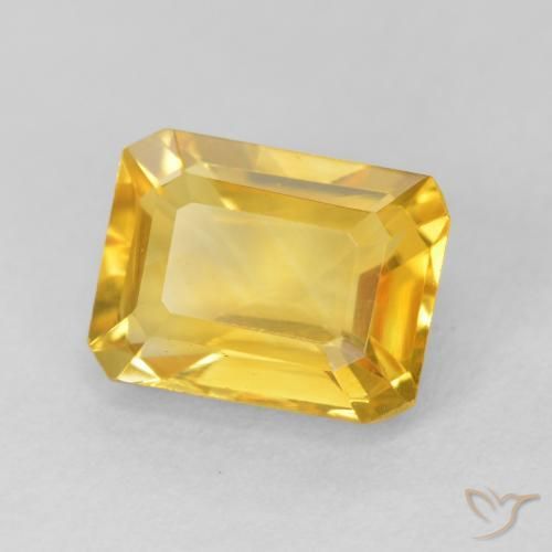 Citrino Arancione-Oro naturale da 1.76 ct, Ottagonale / Taglio smeraldo, VVS