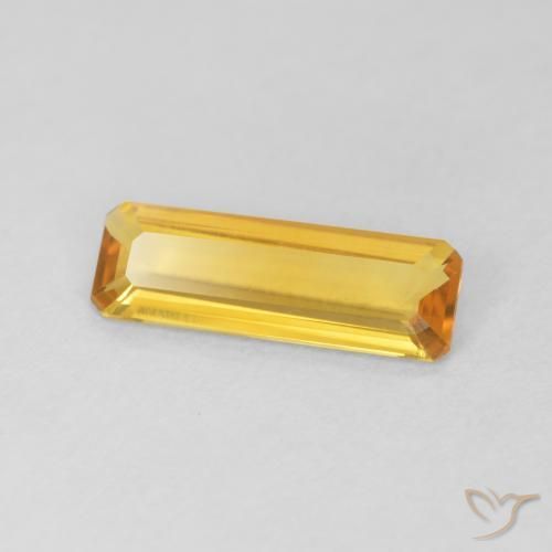 Citrino Oro brillante naturale da 0.86 ct, Ottagonale / Taglio smeraldo, VVS