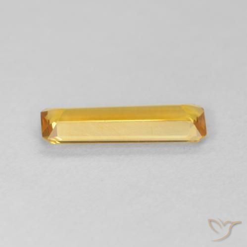 Citrino Oro brillante naturale da 0.86 ct, Ottagonale / Taglio smeraldo, VVS