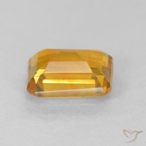 Citrino Arancio-Oro naturale da 1.52 ct, Ottagonale / Taglio smeraldo, VVS