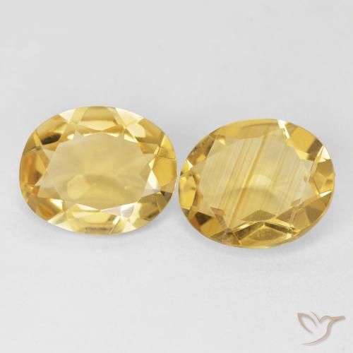 6.99ctw Naturale Dorato Citrino, Ovale, VVS-VS