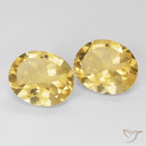 Gemme di Citrino Dorato naturale da 8.11 ct, Ovale, VVS-VS