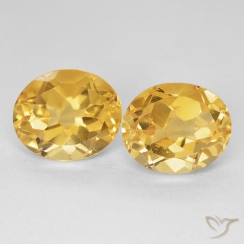 10.11ctw Naturale Oro profondo Citrino, Ovale, VVS-VS