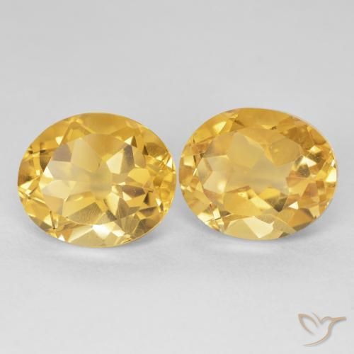 Gemme di Citrino Oro profondo naturale da 10.11 ct, Ovale, VVS-VS