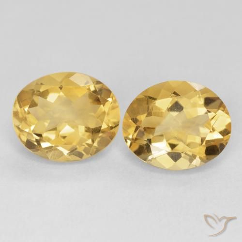 8.47ctw Naturale Oro profondo Citrino, Ovale, VVS-VS