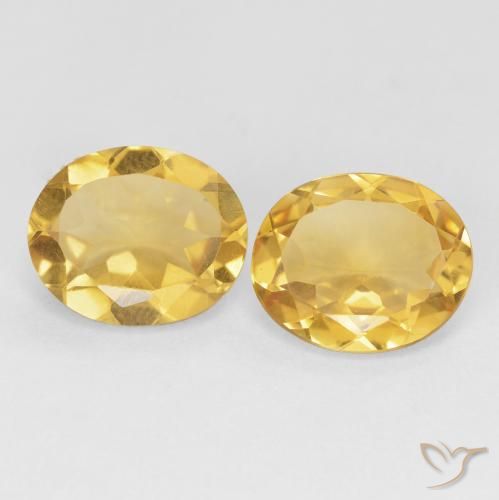 7.42ctw Naturale Dorato Citrino, Ovale, VVS-VS
