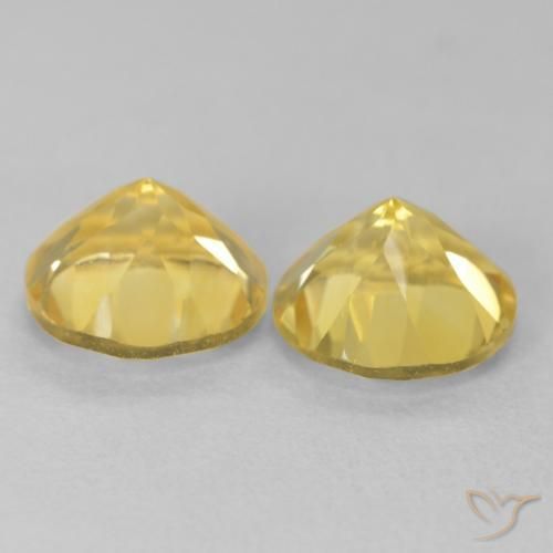 Gemme di Citrino Giallo Toscana naturale da 3.64 ct, Rotondo, VVS-VS