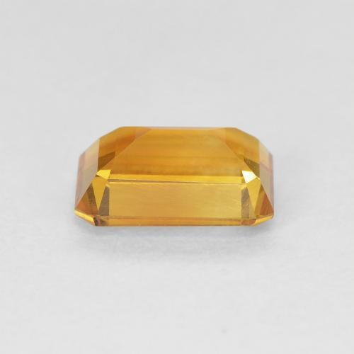 Citrino Arancio intenso-OroG naturale da 1.11 ct, Ottagonale / Taglio smeraldo, VVS-VS