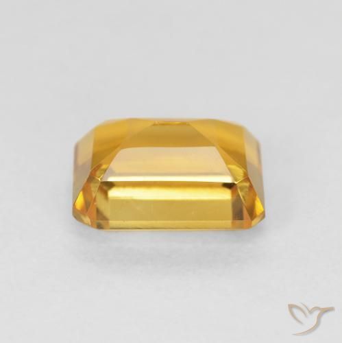Citrino Medium Light-Golden naturale da 1.62 ct, Ottagonale / Taglio smeraldo, VVS-VS