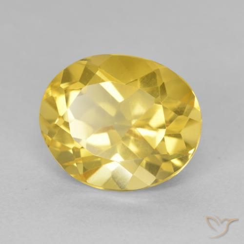 Citrino Arancio dorato naturale da 4.57 ct, Ovale, VVS