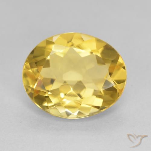 4.11ct Naturale Arancio dorato Citrino, Ovale, VVS