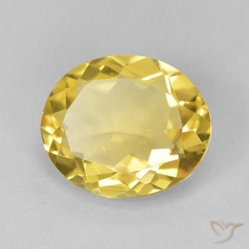 Citrino Dorato medio naturale da 3.78 ct, Ovale, VVS