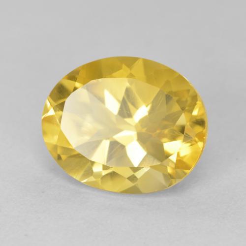 Citrino Dorato medio naturale da 4.15 ct, Ovale, VVS