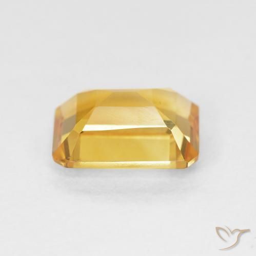 Citrino Dorato naturale da 1.46 ct, Ottagonale / Taglio smeraldo, VVS-VS