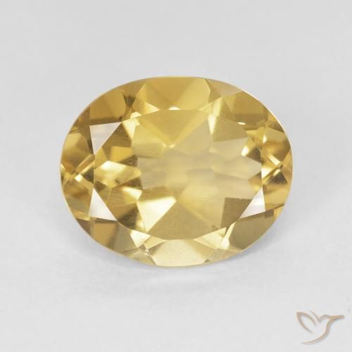 4.05ct Naturale Arancio dorato Citrino, Ovale, VS