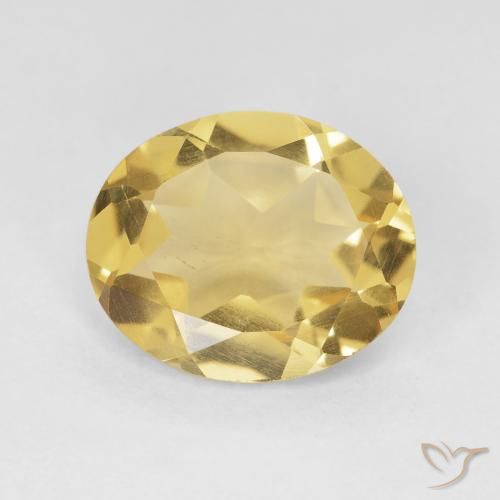 3.64ct Naturale Oro Citrino, Ovale, VS