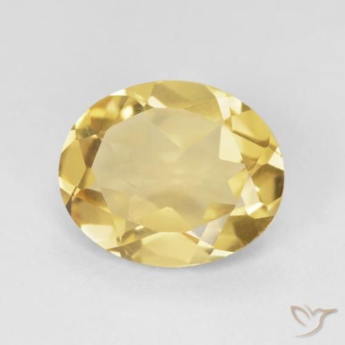 Citrino Oro naturale da 3.64 ct, Ovale, VS