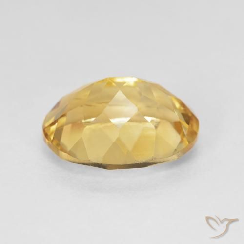 Citrino Oro medio naturale da 4.30 ct, Ovale, VVS