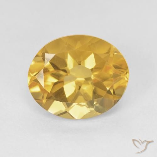 4.70ct Naturale Oro Citrino, Ovale, VVS