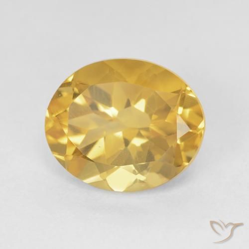 Citrino Oro naturale da 4.70 ct, Ovale, VVS