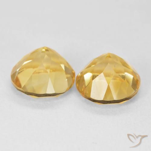 Gemme di Citrino Oro medio naturale da 4.02 ct, Rotondo, VS