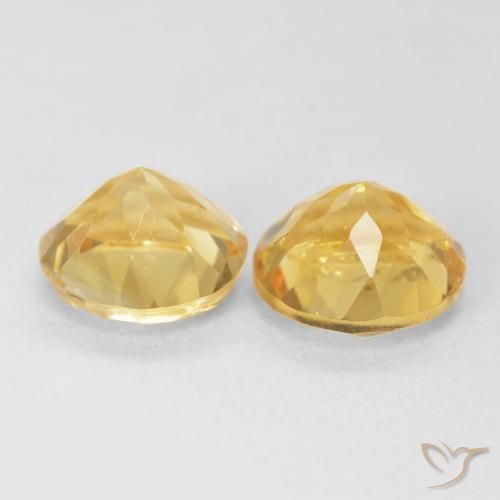 Gemme di Citrino Oro medio naturale da 3.68 ct, Rotondo, VS