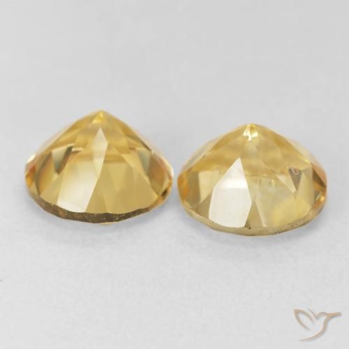 Gemme di Citrino Oro naturale da 3.76 ct, Rotondo, VVS