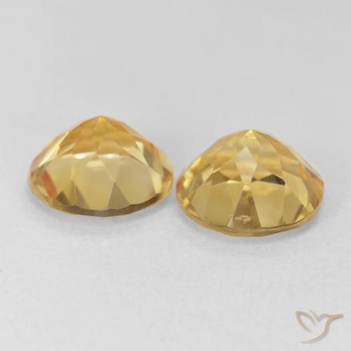 Gemme di Citrino Oro naturale da 3.29 ct, Rotondo, VVS