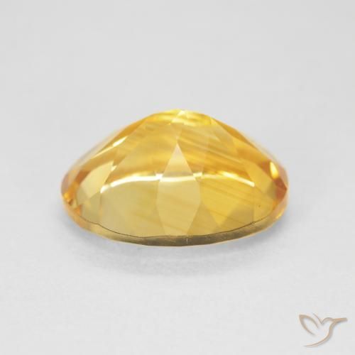 Citrino Dorato naturale da 4.16 ct, Ovale, VVS