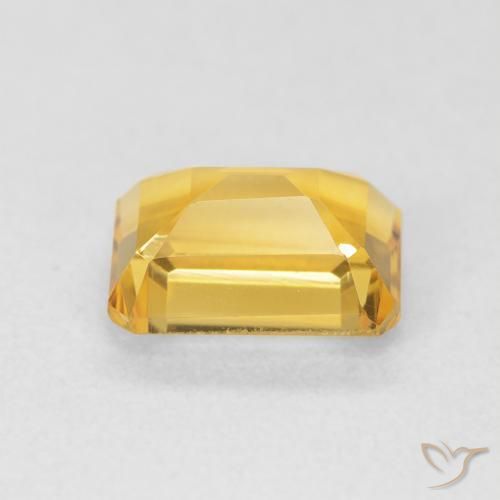 Citrino Arancio dorato naturale da 1.61 ct, Ottagonale / Taglio smeraldo, VVS