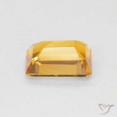 Citrino Arancio dorato naturale da 1.32 ct, Ottagonale / Taglio smeraldo, VVS