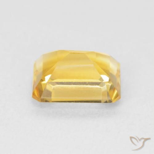 Citrino Arancio dorato naturale da 1.57 ct, Ottagonale / Taglio smeraldo, VVS