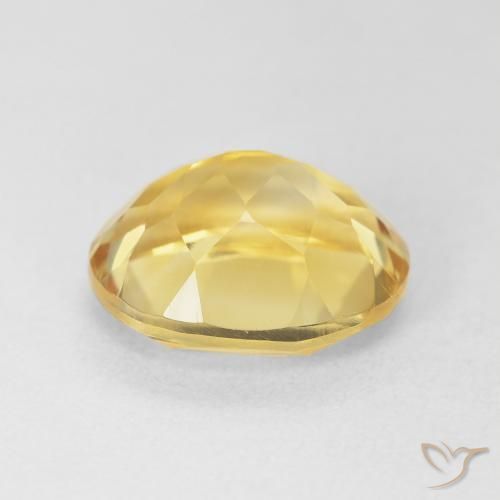 Citrino Giallo medio naturale da 4.74 ct, Ovale, VVS