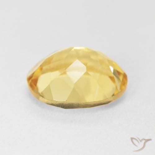 Citrino Giallo Toscana naturale da 4.36 ct, Ovale, VVS