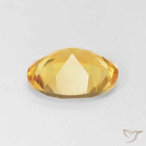 Citrino Giallo dorato chiaro naturale da 3.51 ct, Ovale, VVS