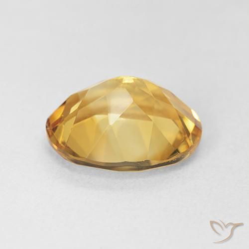 Citrino Medium Light-Golden naturale da 3.88 ct, Ovale, VVS