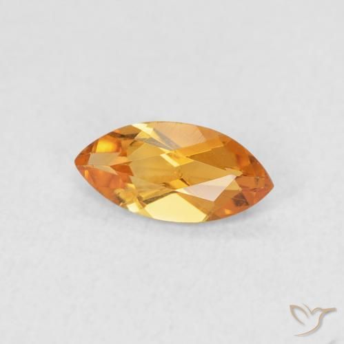 Citrino Oro naturale da 0.49 ct, Taglio marquise, VS