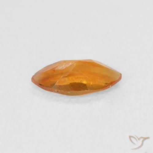 Citrino Arancio Medio naturale da 0.53 ct, Taglio marquise, VS