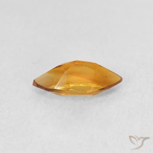 Citrino Arancio Medio naturale da 0.52 ct, Taglio marquise, VS