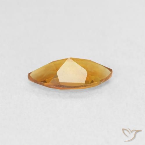 Citrino Arancio Medio naturale da 0.48 ct, Taglio marquise, VS