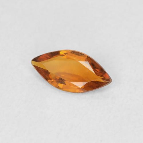 Citrino Arancione scuro naturale da 0.37 ct, Taglio marquise, VVS