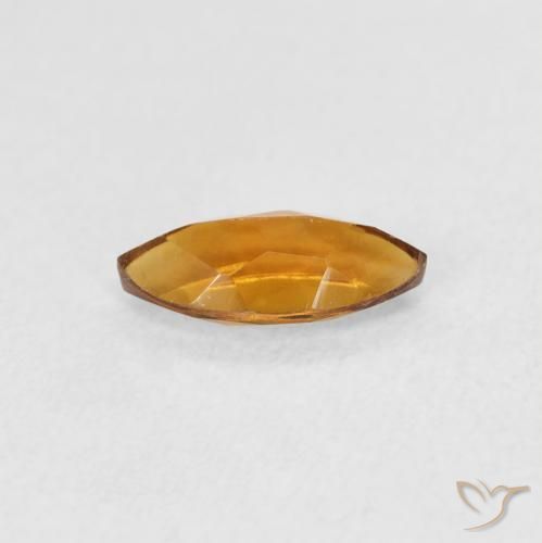 Citrino Arancio Medio naturale da 0.46 ct, Taglio marquise, VS