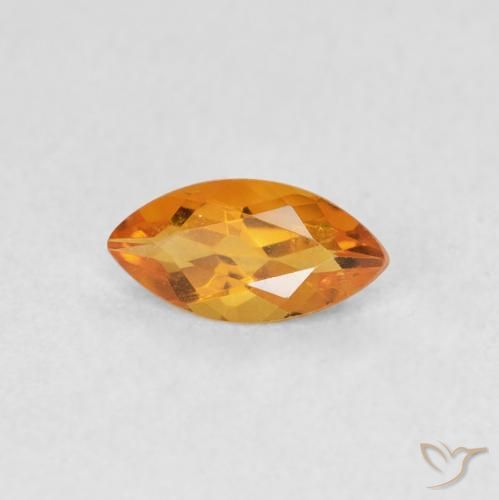 Citrino Oro naturale da 0.46 ct, Taglio marquise, VS