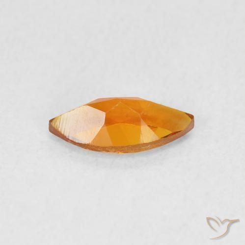 Citrino Arancio Medio naturale da 0.47 ct, Taglio marquise, VS
