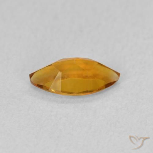 Citrino Marrone arancio naturale da 0.49 ct, Taglio marquise, VVS-VS
