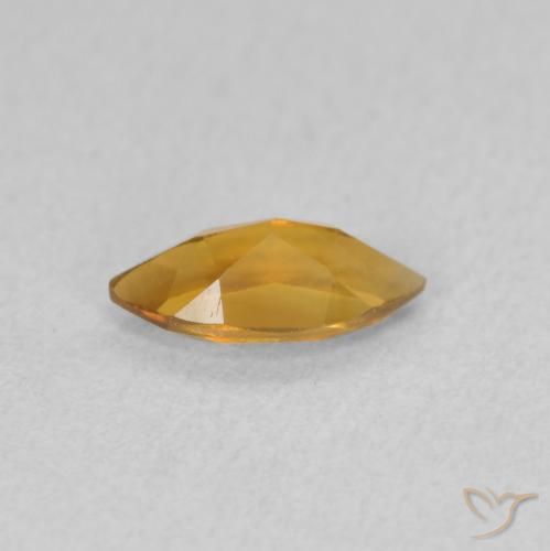 Citrino Arancio dorato naturale da 0.48 ct, Taglio marquise, VVS